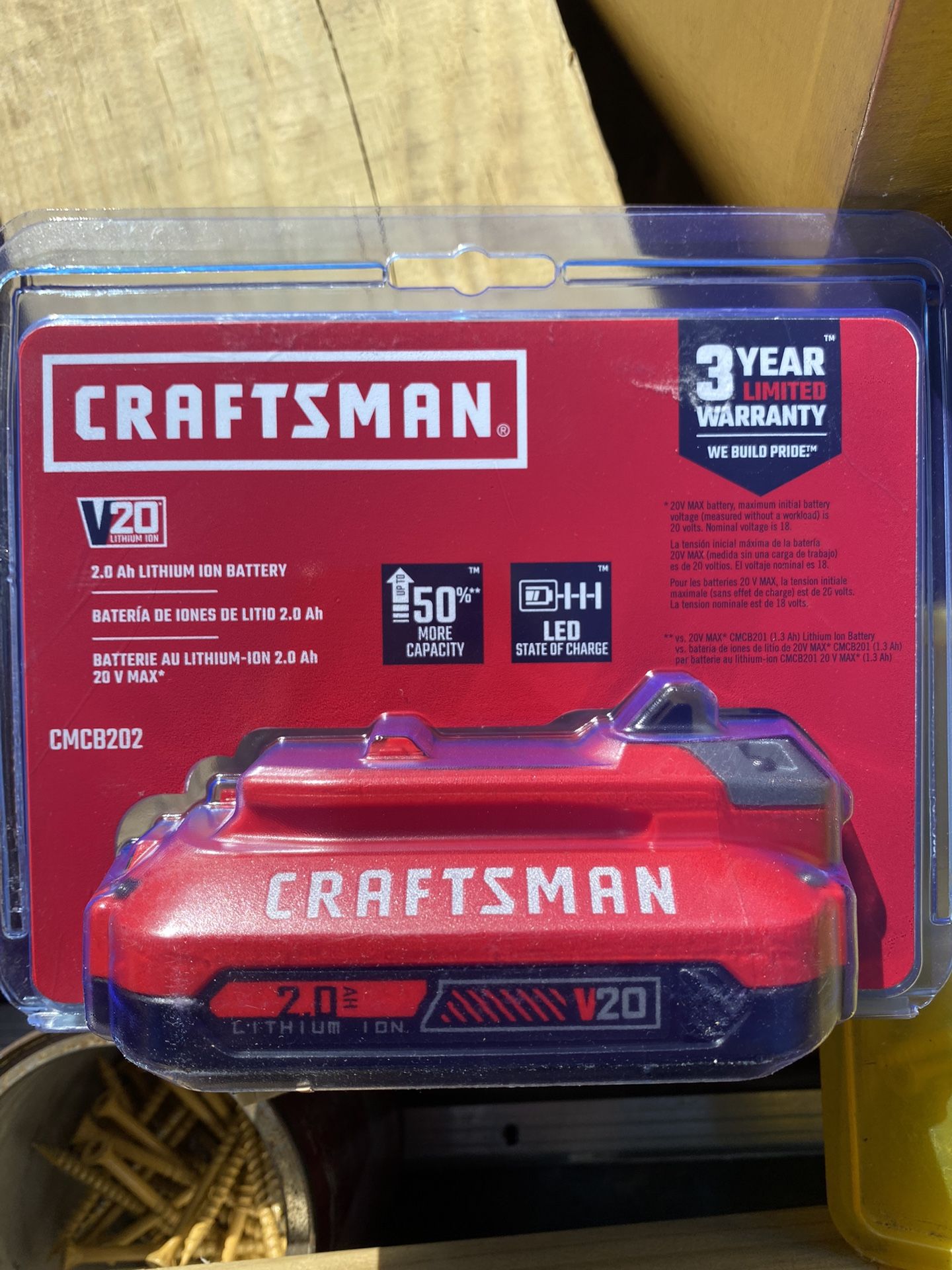 20v Craftsman Battery