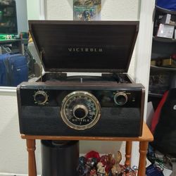  Victrola Metropolitan 4‑in‑1 Mid‑Century Bluetooth Record Player