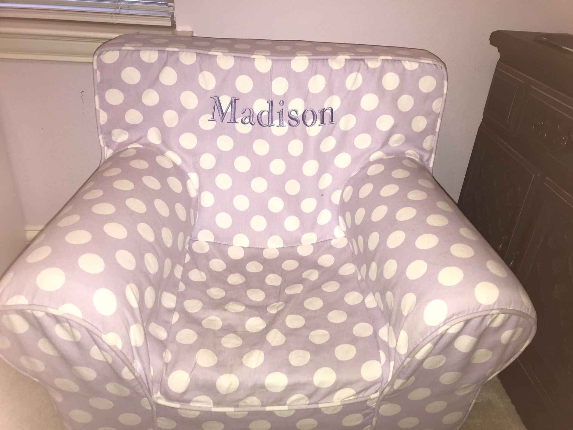 Pottery Barn Kids Anywhere chair and slipcover