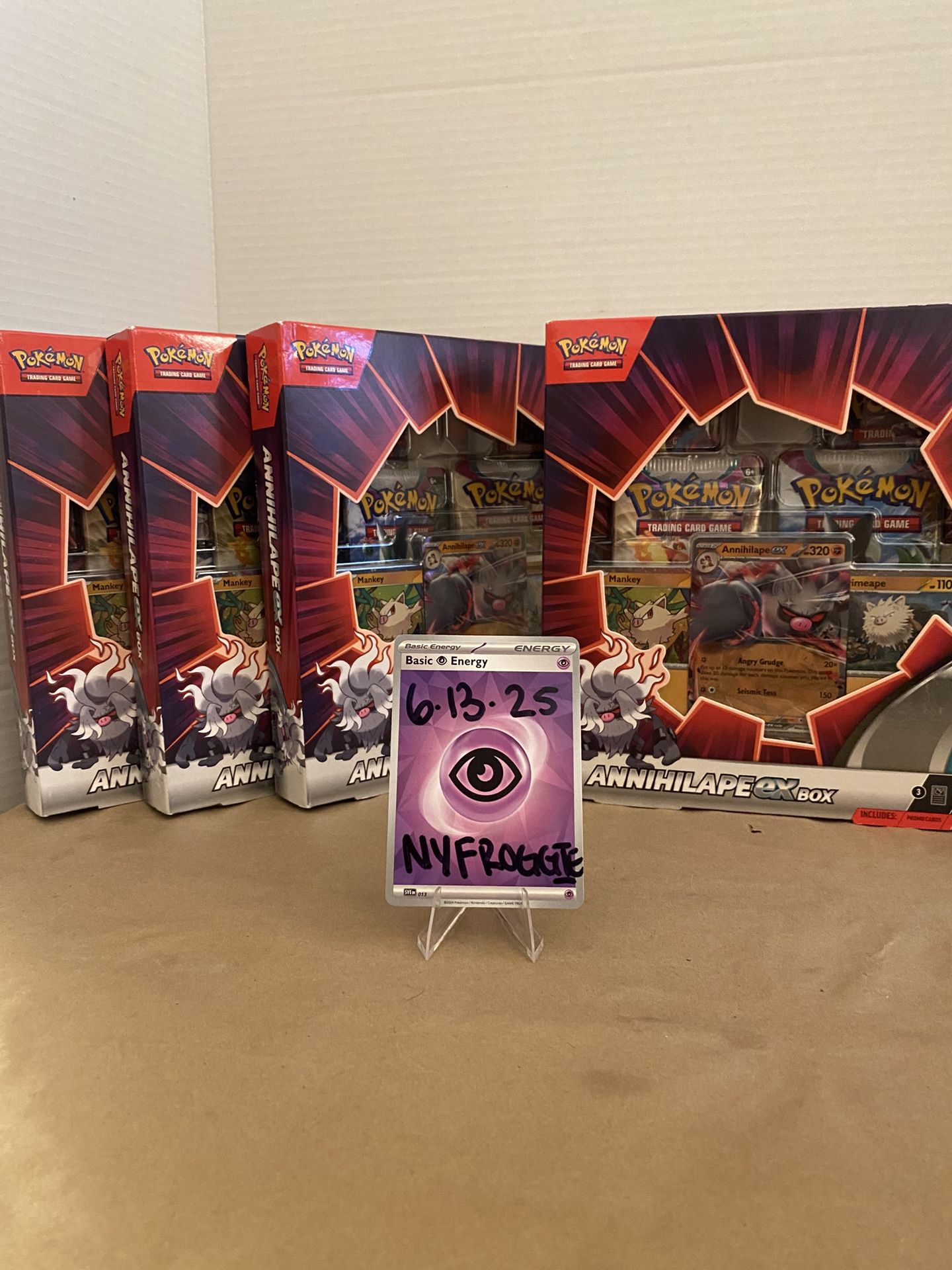Pokemon TCG Anniahlape EX Box