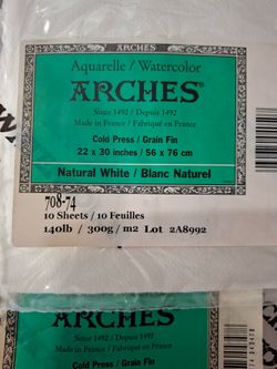 Arches watercolor paper