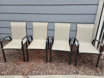 Four Patio Chairs