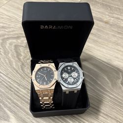 Rose Gold And Silver Watches