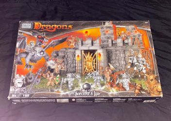 Mega blocks Dragons Sorcerer Lair lego set