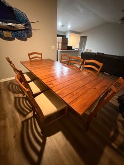 Large dining room table