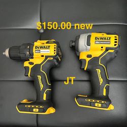Dewalt Set $150.00 Tool Only New