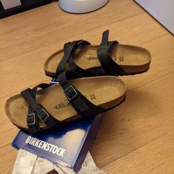 Women's Birkenstock Franca Oiled Leather Sandals