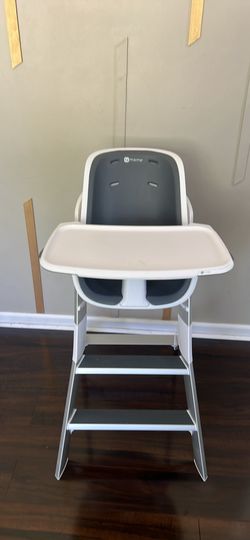 4moms High Chair, White and Grey