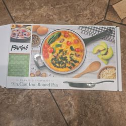 Parini 9 In Cast Iron Round Pan