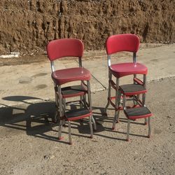 Retro kids stools