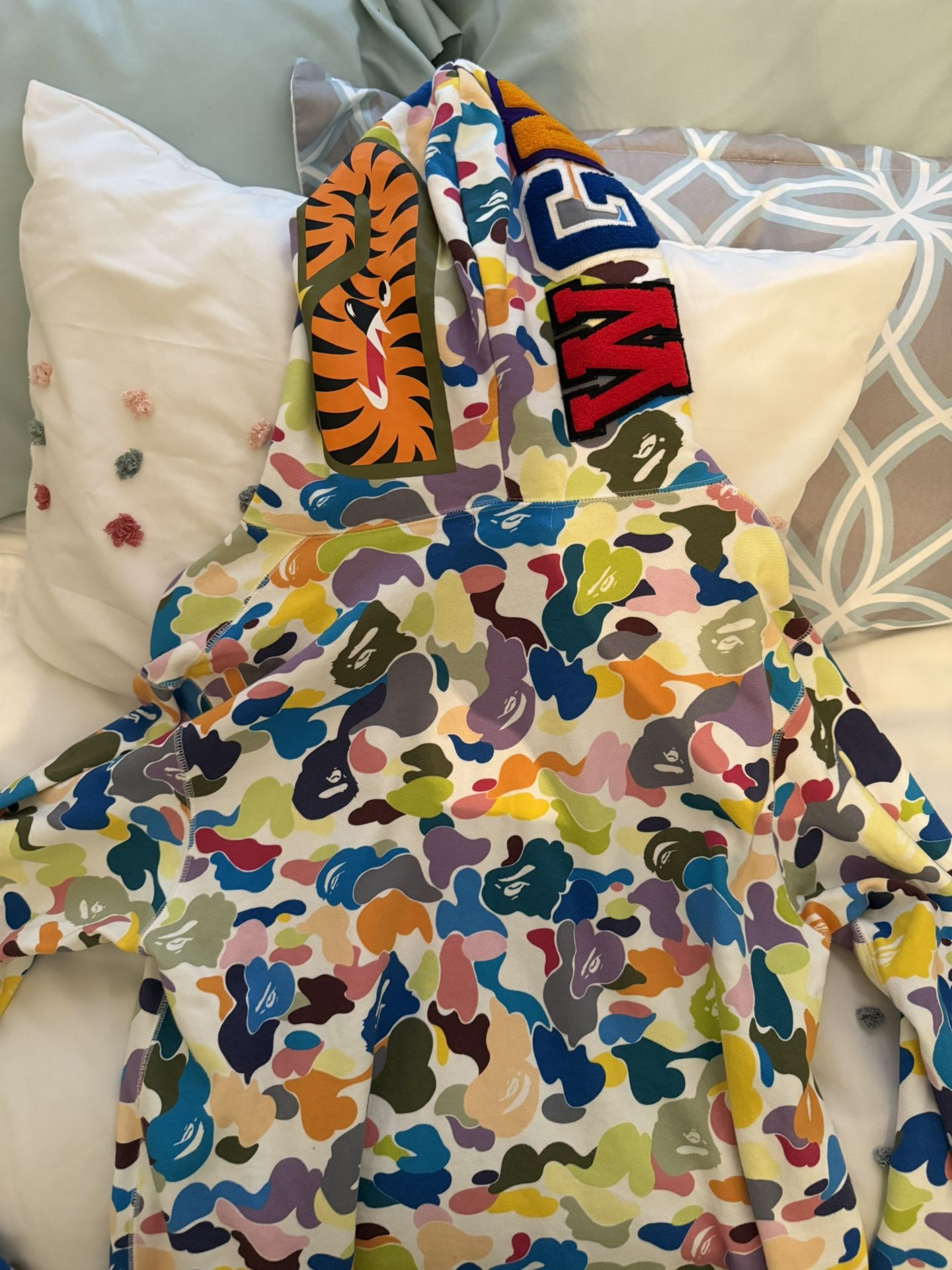 BAPE Full-Zip Hoodie Multicolor Camo