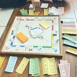 Monopoly Wooden Board Game