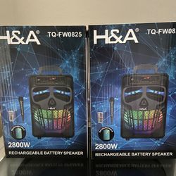 H&A Bluetooth Speaker / H&A / Bluetooth Speaker / speakers / portable speaker / music / 2800W speaker