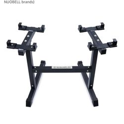 Stand for Adjustable Dumbbells (for 40lb, 50lb and 80lb) for Workout Strength Training Fitness Home Gym (Does not fit other NUOBELL brands)