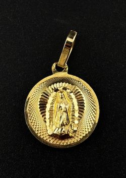 Double sided religious pendant