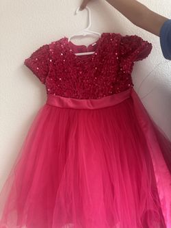 Pink Glitter Dress