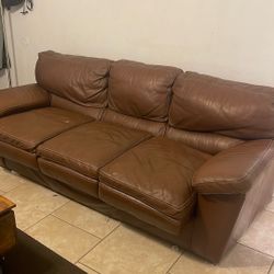 Leather Couch 