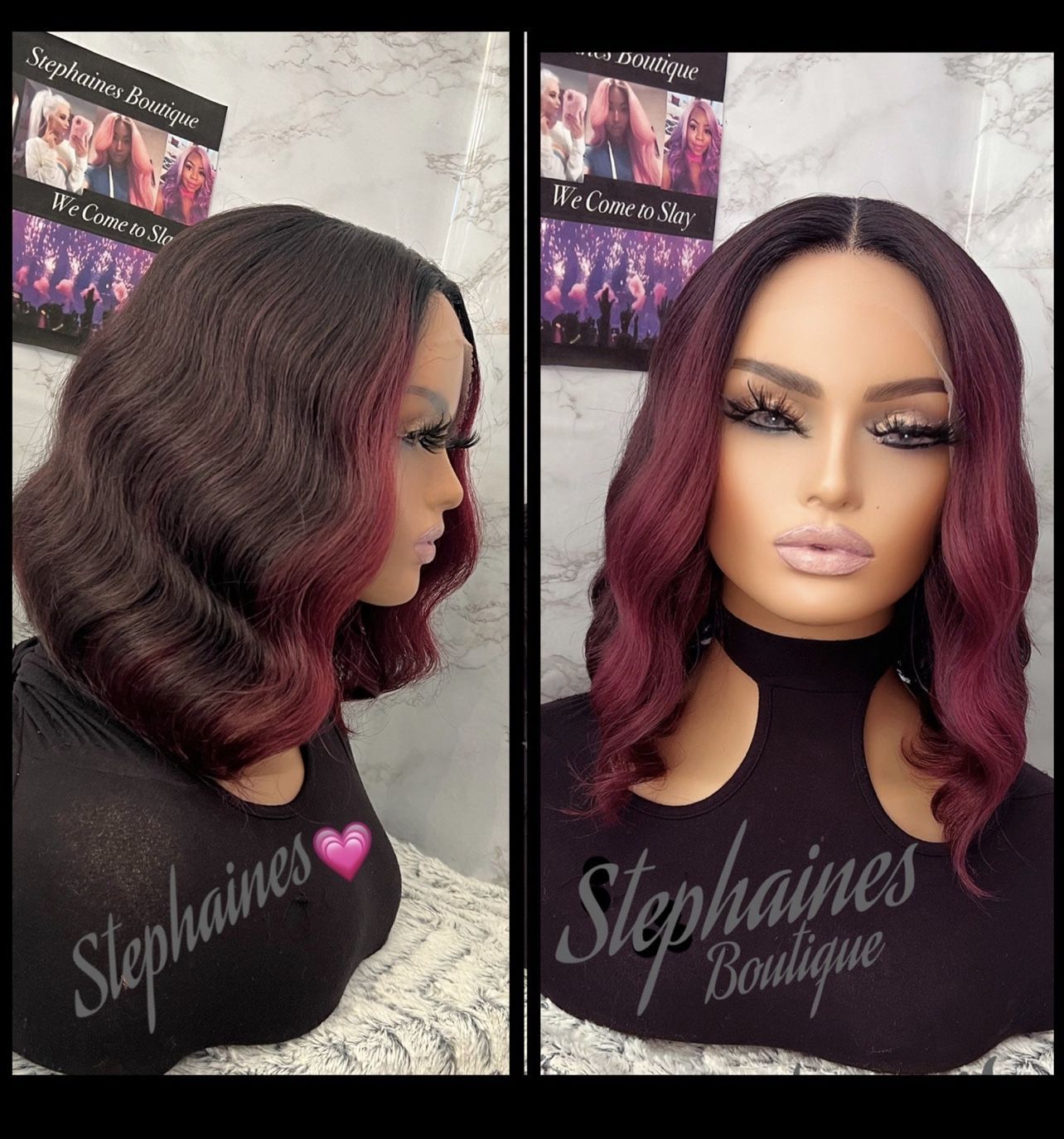 Human Hair Blended Lace Front Wig