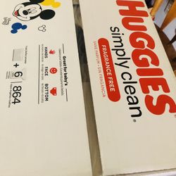 Huggies Wipes 864