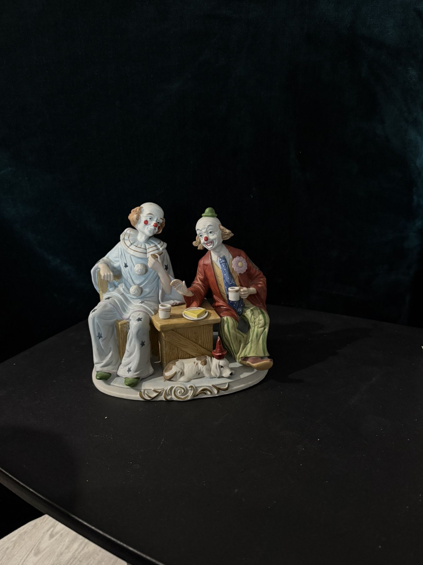 Vintage Clown Statue
