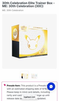 30th Celebration Elite Trainer Box