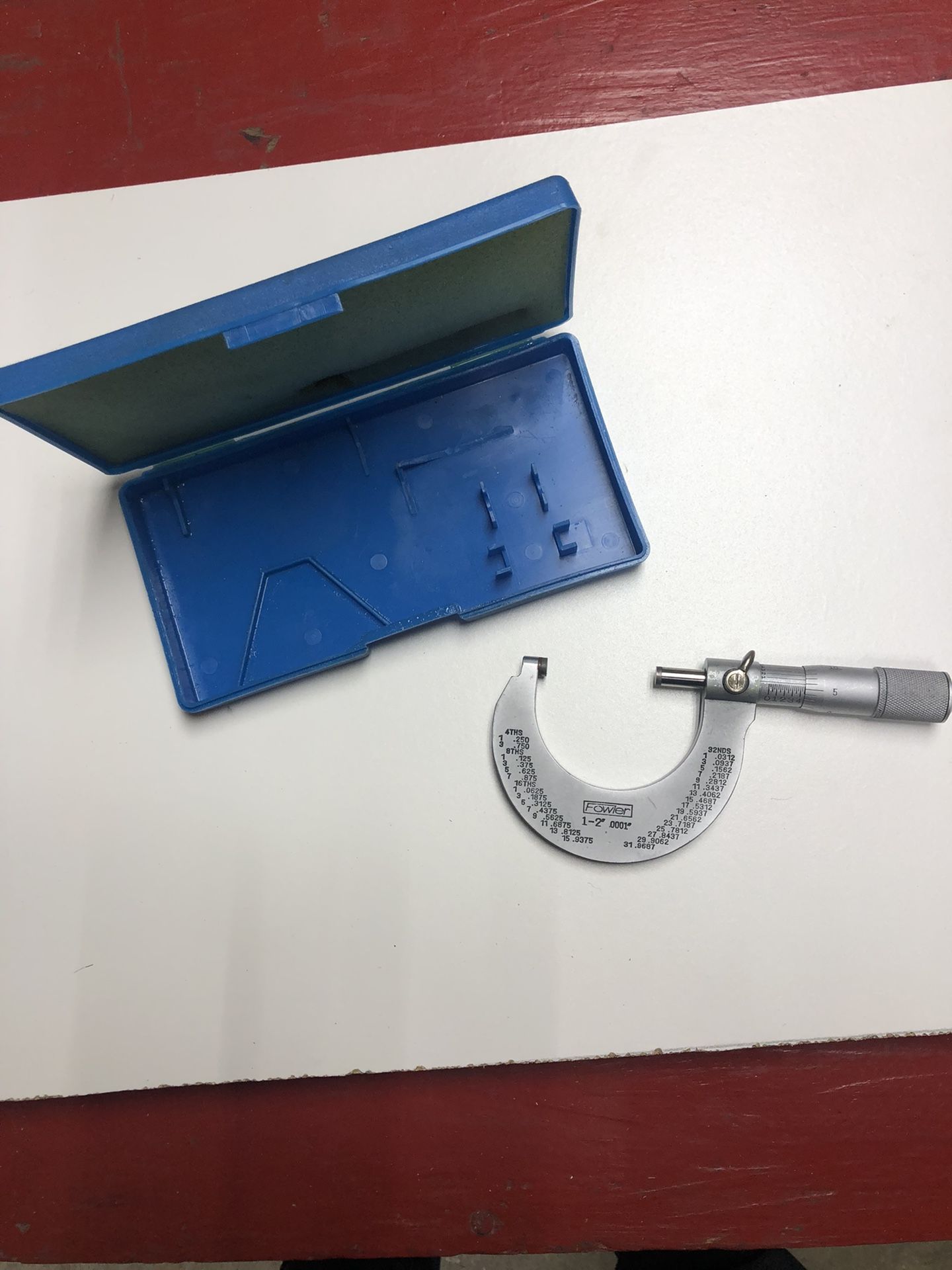 Fowler 1-2” Micrometer