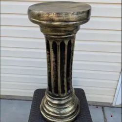 3 Foot Tall, Golden Round Column