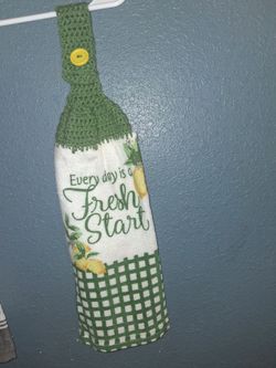 Crochet Top Hanging Kitchen Towel