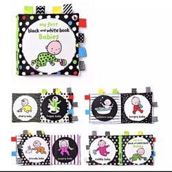 Baby Toys Crinkle Books Soft Baby Books New Sensory Toys For Tummy Time