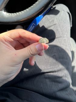 Gold nugget ring 10k