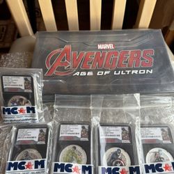 2015 NGC PF70 ULTRA CAMEO MARVEL:AGE OF ULTRON -COLLECTOR’S SET