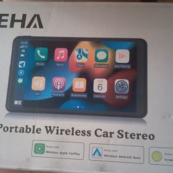 Portable wireless car stereo