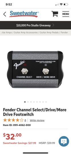FENDER foot switcher for guitar Efectos