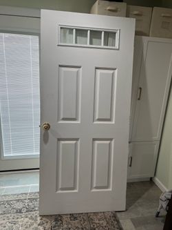 36 in. Solid Core Front Exterior Door