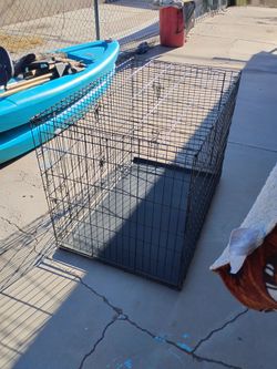 Extra large dog crate w/2 doors