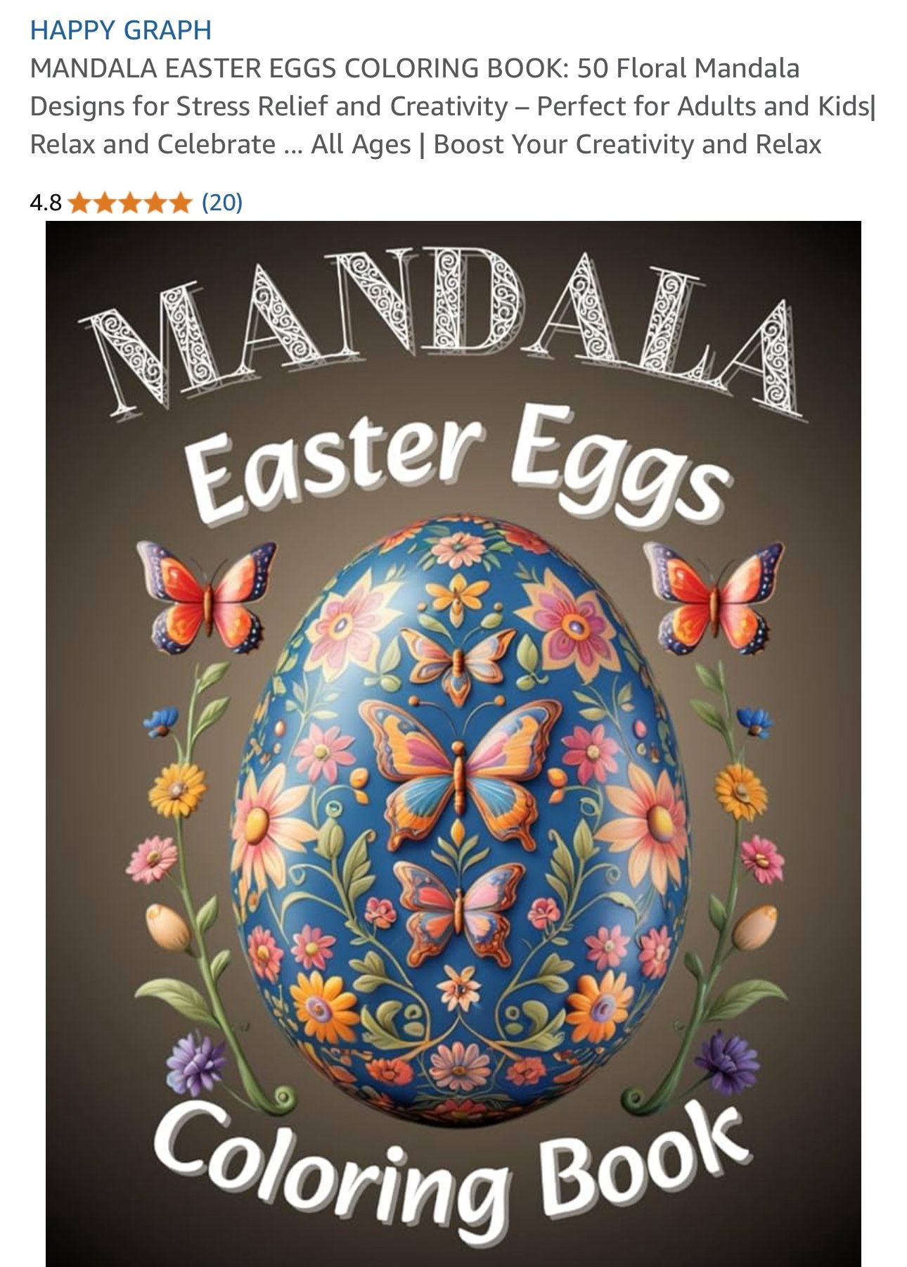 New Mandala Easter Eggs Coloring Book