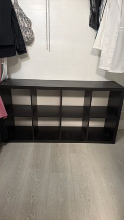 Black Cube Storage Shelf Unit 8