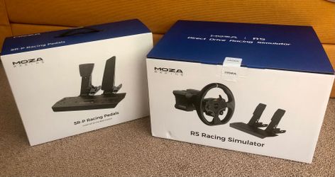 Moza Racing R5 Simulator and SR-P Pedals Bundle