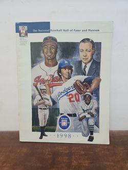 1998 the national baseball Hall Of Fame and museum book in chandler