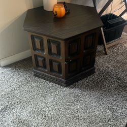 Coffee Table And Hideaway Cubby