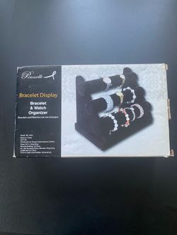 The Pennelli Black Velvet Bracelet & Watch Display Organizer