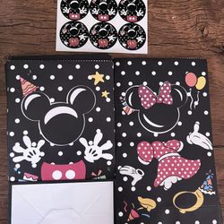 Mickey And Minnie Treat Bags 