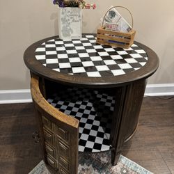 Restored Checkered Table