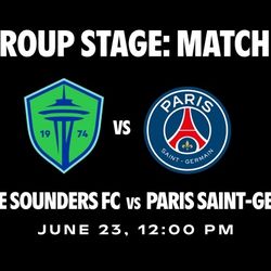 Club World Cup: Group B  - Seattle Sounders FC vs Paris Saint-Germain