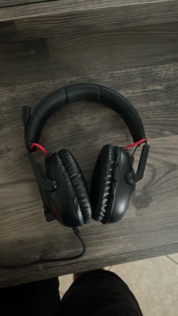 Black and Red Wired Gaming Headset