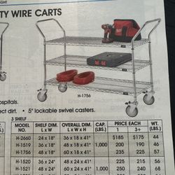 Free Delivery !!3 Tier Utility Cart!
