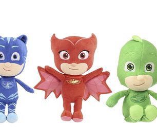 PJ MASK MASKS PLUSH TOYS CATBOY GEKKO OWLET