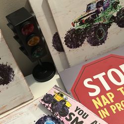 MONSTER TRUCK ROOM DECOR 