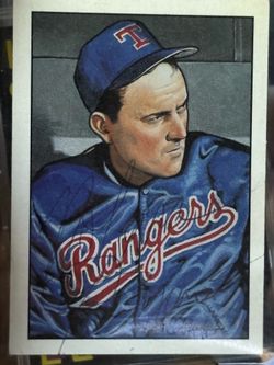 Nolan Ryan Autographed card