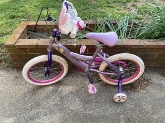 Bike with training wheels